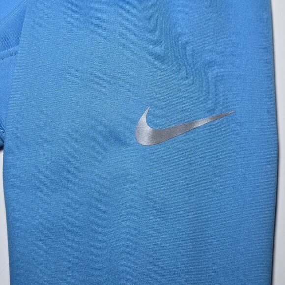 Nike Dri Fit Womens Light Blue 1/2 Zippered Hooded Athletic Pullover Size XS - Picture 7 of 14